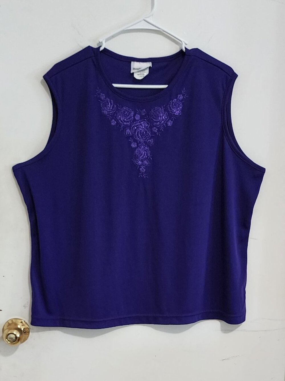 Bon Worth, Ladies Sleeveless Top, Size LP